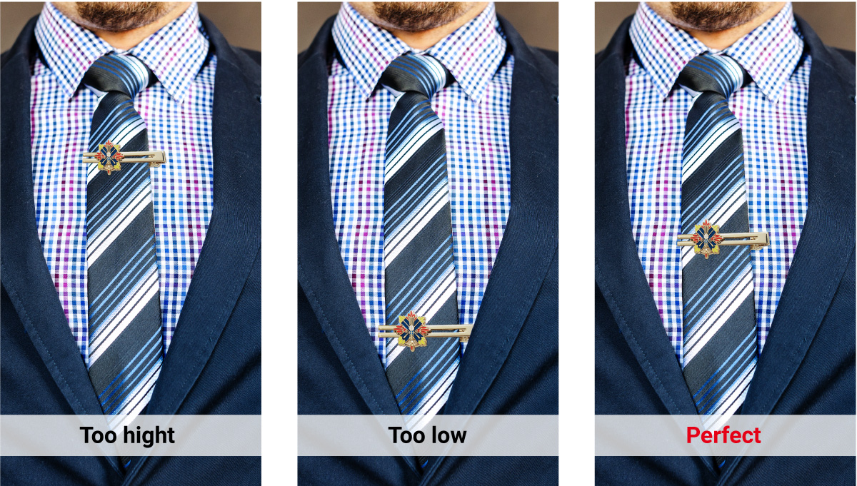 How to Wear a Tie Clip: Tie Bar Placement and More